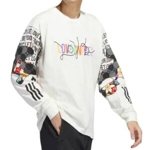 Adidas Rich Mnisi Pride Unisex Long Sleeve Graphic Tee M